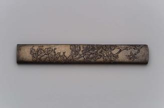 Kozuka with design of peonies