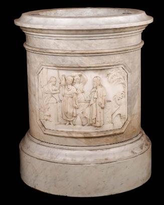 Pedestal for "Rebecca Looking for Isaac" 16.110a