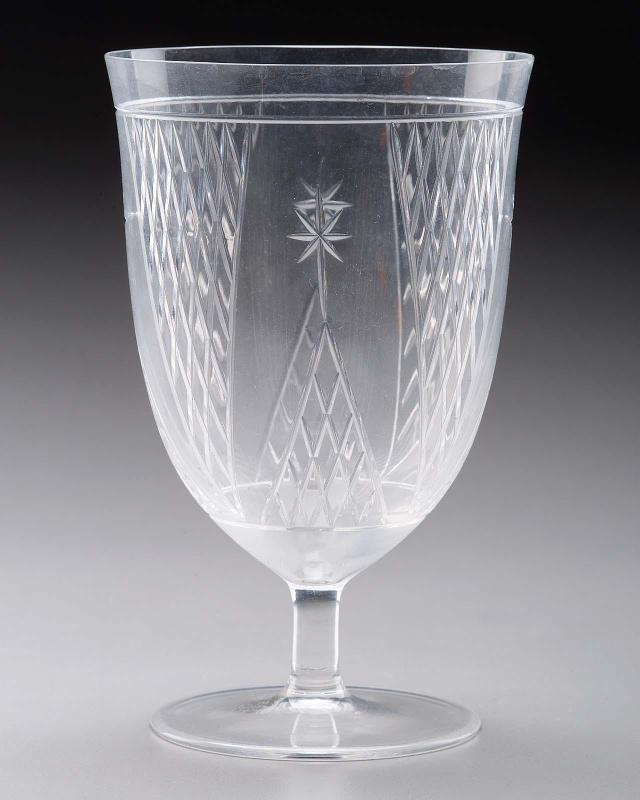 Tall water glass