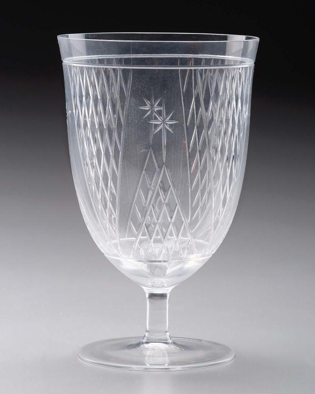 Tall water glass