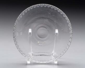Flat dish for dessert bowl