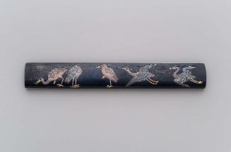 Kozuka with design of egrets