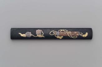 Kozuka with design of scroll and beads