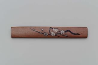 Kozuka with design of plum