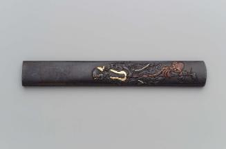 Kozuka with design of ashinaga and octopus