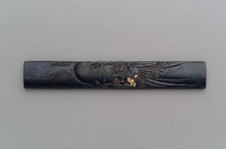 Kozuka with design of Jurojin holding a scroll