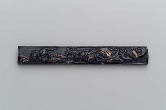 Kozuka with design of dragon and tiger