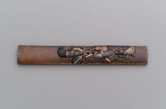 Kozuka with design of Chinese official and attendant