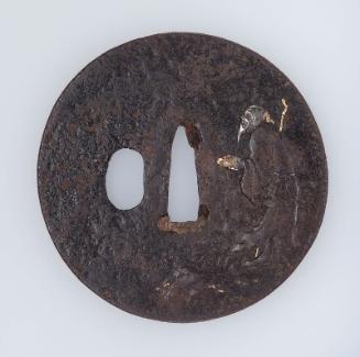 Tsuba with design of sennin