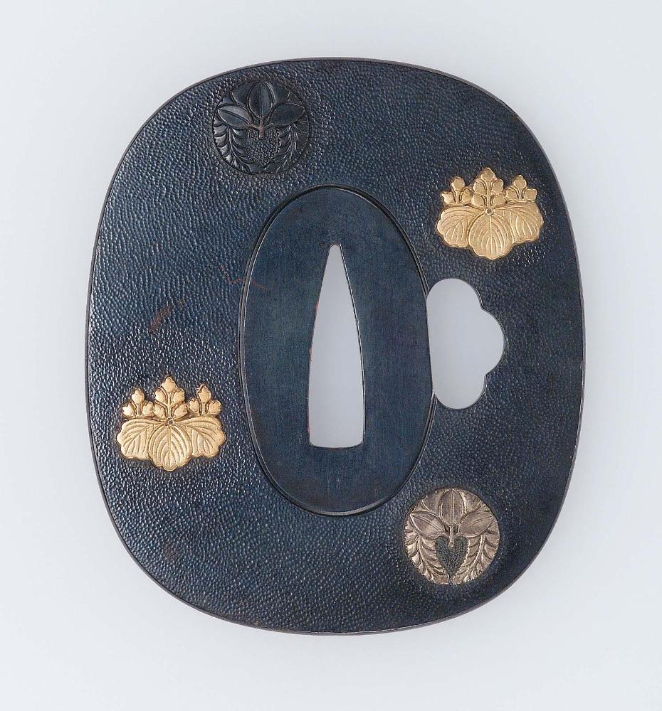 Tsuba with design of mon