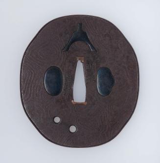 Tsuba with design of ji (koto bridge)