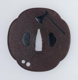 Tsuba with design of an ax