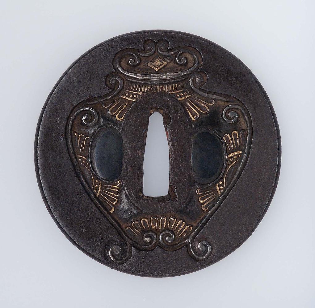 Tsuba with design of a jar