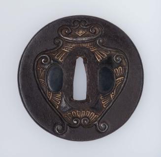 Tsuba with design of a jar