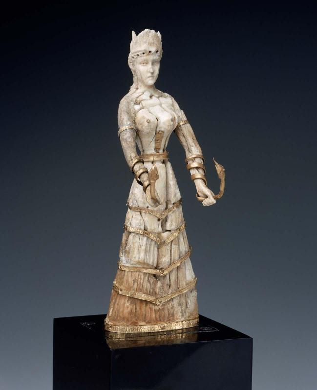Statuette of a snake goddess