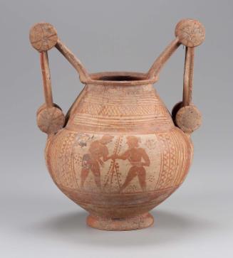 Amphora shape of Native Apulia (Messapian Trozella)