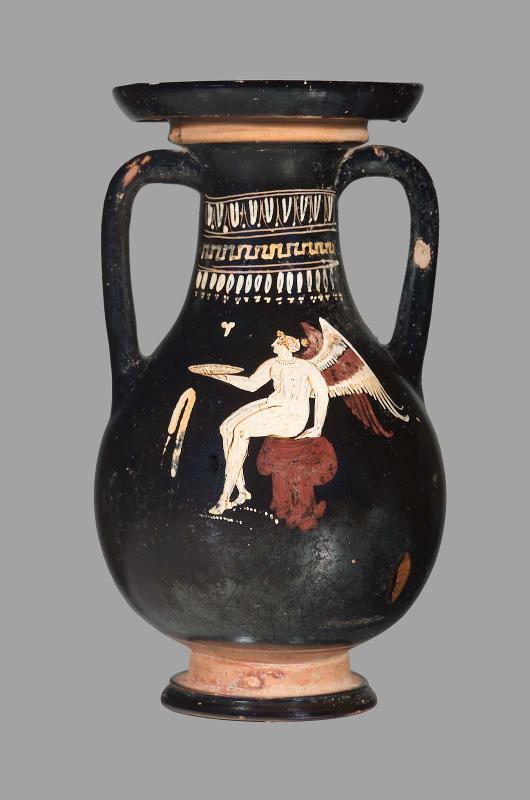 Pelike
Seated Eros holding phiale