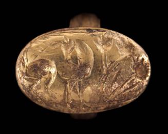 Ring with intaglio bezel