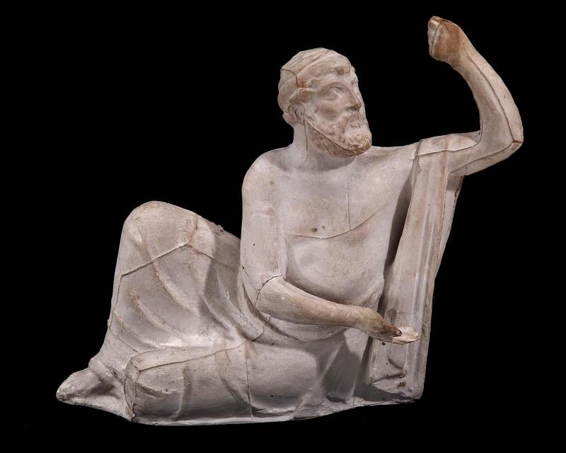Seer from east pediment, Temple of Zeus at Olympia