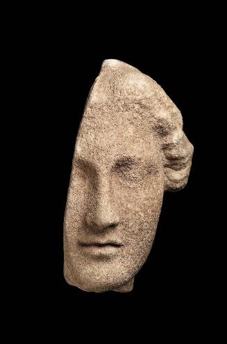 Head from a Hellenistic or Greek Imperial funerary statue