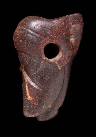 Pendant in the form of the head of a satyr