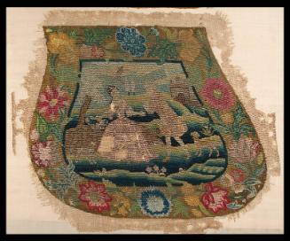 Chair seats with couple in a landscape