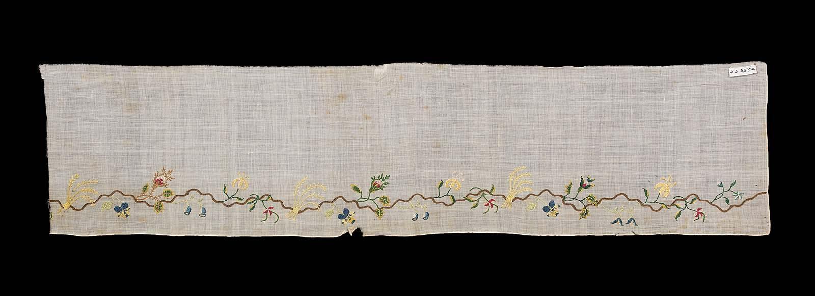 Fragment of an embroidered kerchief (one of three)