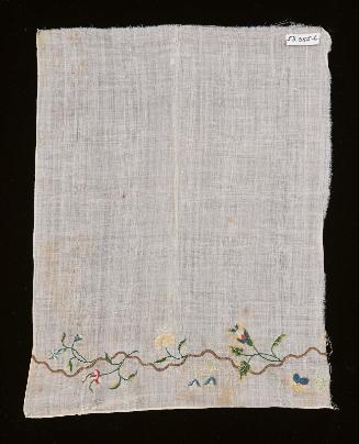 Fragment of an embroidered kerchief (one of three)