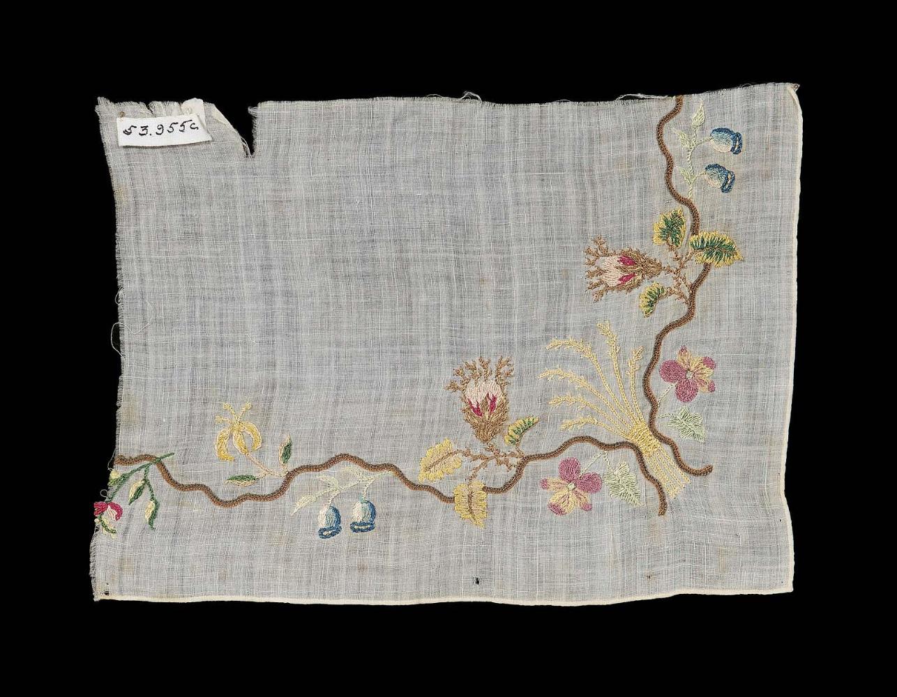 Fragment of an embroidered kerchief (one of three)