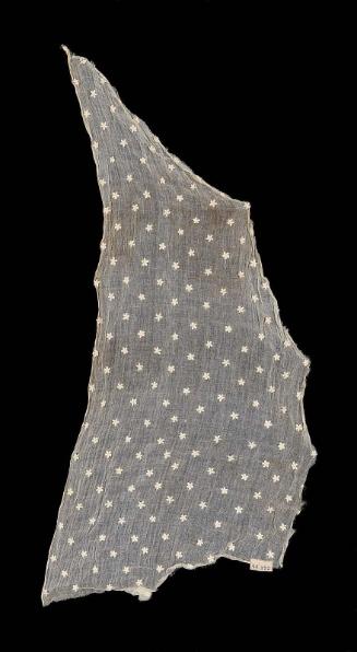 Piece of sprigged mull