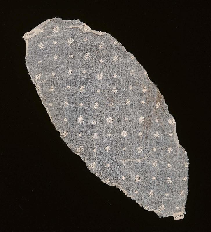 Piece of sprigged mull