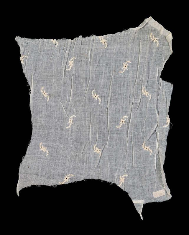 Piece of sprigged mull