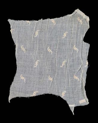 Piece of sprigged mull