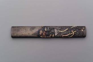 Kozuka with design of Kan'u and Chohi