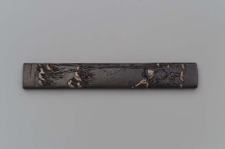 Kozuka with design of Moso cutting bamboo shoots