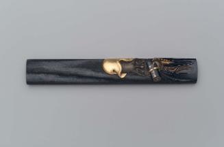 Kozuka with design of Fukurokuju with a scroll