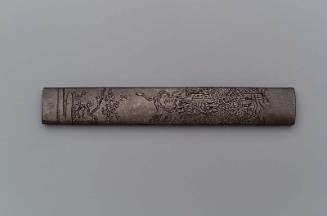 Kozuka with design of Rinnasei and a crane