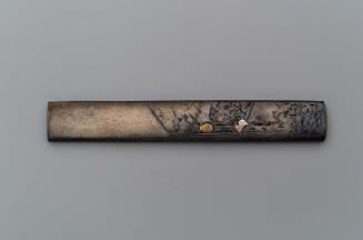 Kozuka with design of Shain studying by the light of a bag of fireflies