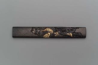 Kozuka with design of Kan'u