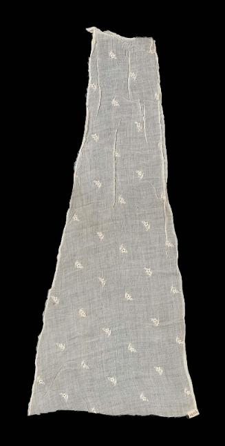 Piece of sprigged mull