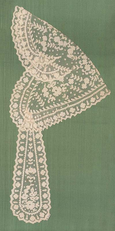 Irish point lace cap, Carrickmacross