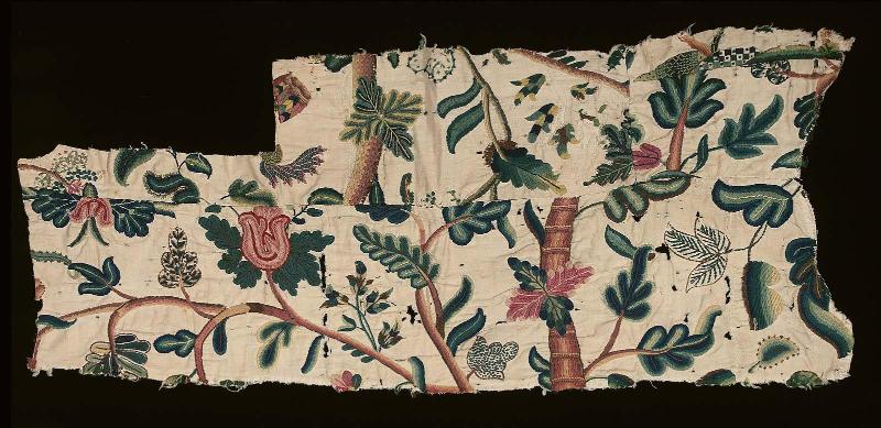 Fragment of a bed valance