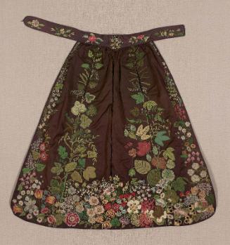 Embroidered apron