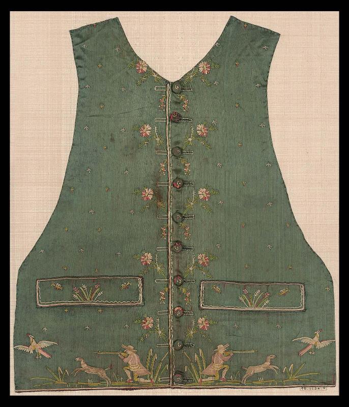 Fronts of man's waistcoat (one of two)