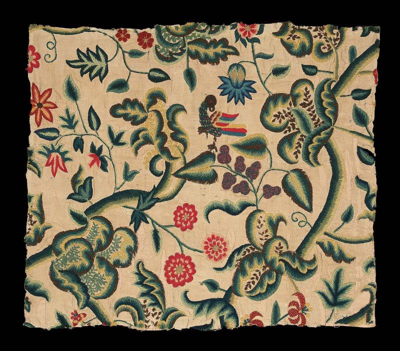 Rectangular fragment of embroidery