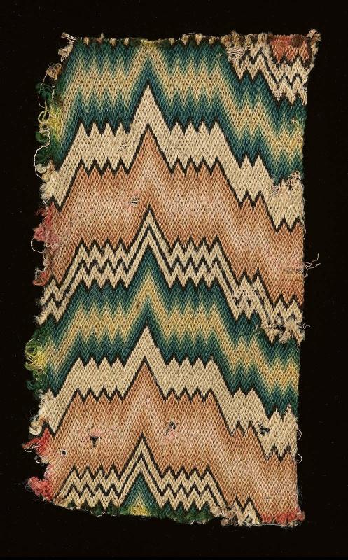 Linen fragment, one of two