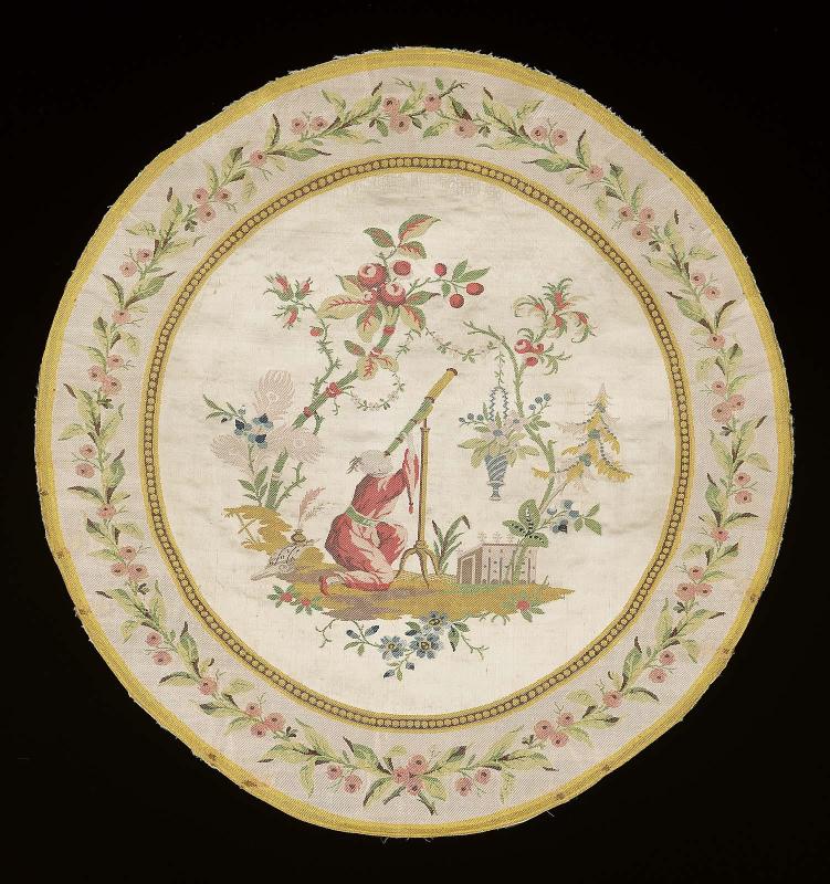 Louis XV-style chair back: The Chinese Astronomer Medallion