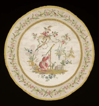 Louis XV-style chair back: The Chinese Astronomer Medallion