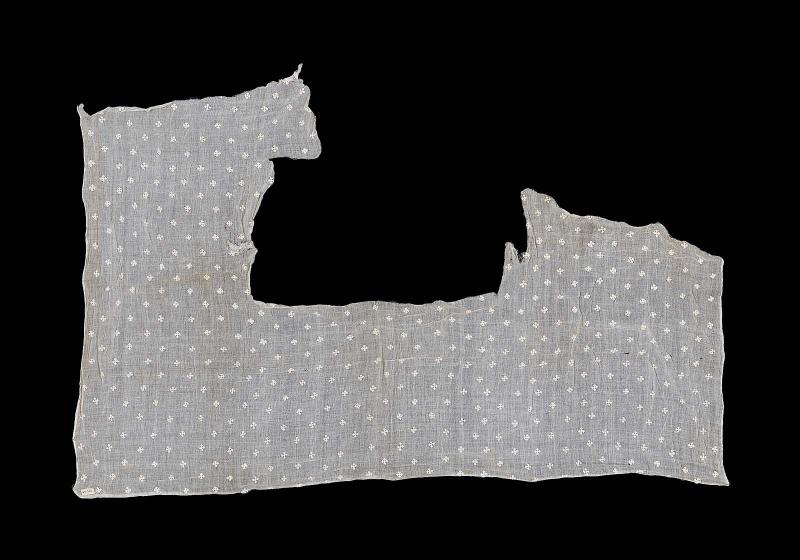 Piece of sprigged mull