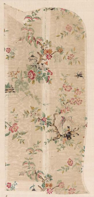Piece of painted silk